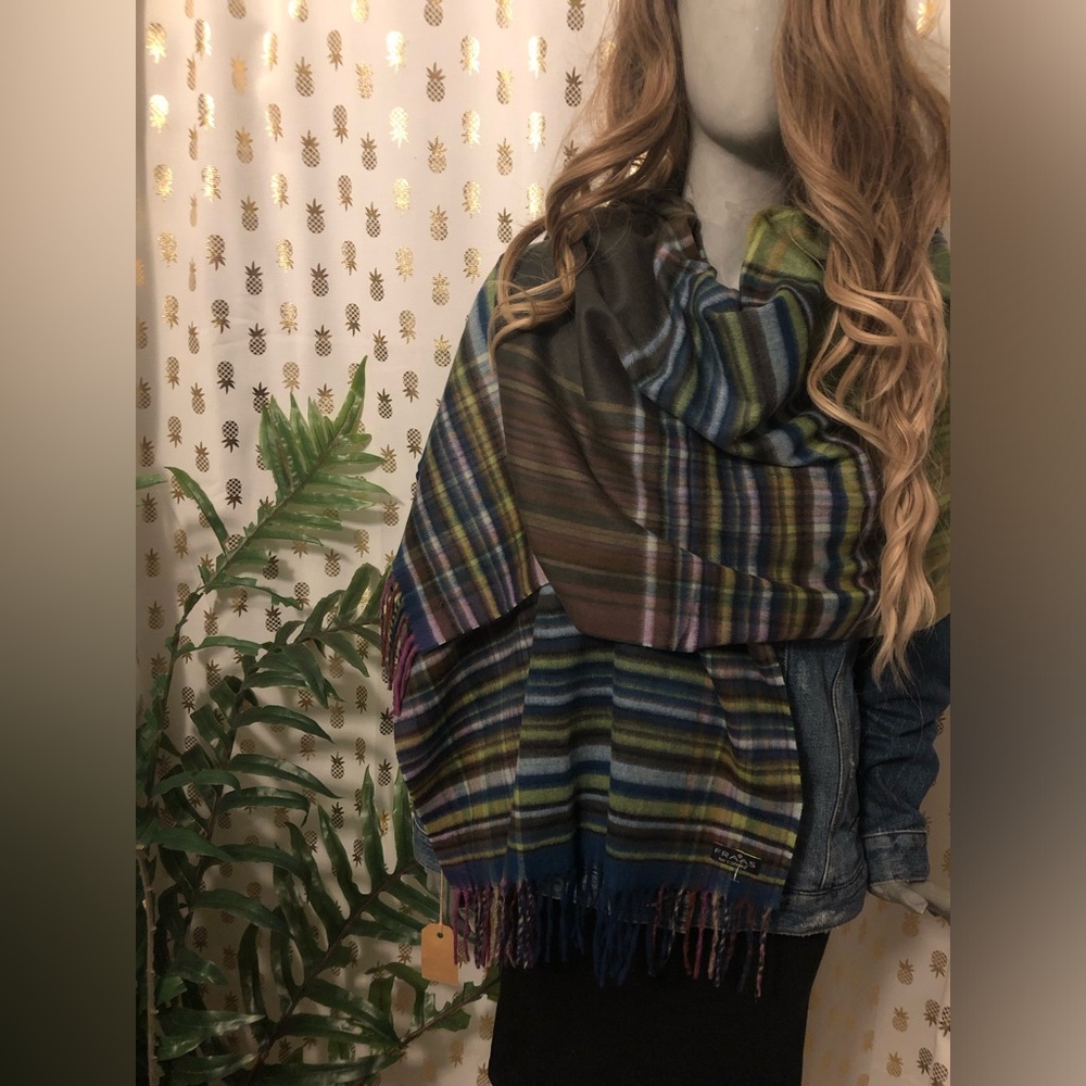 FRAAS Cashmink Plaid Scarf